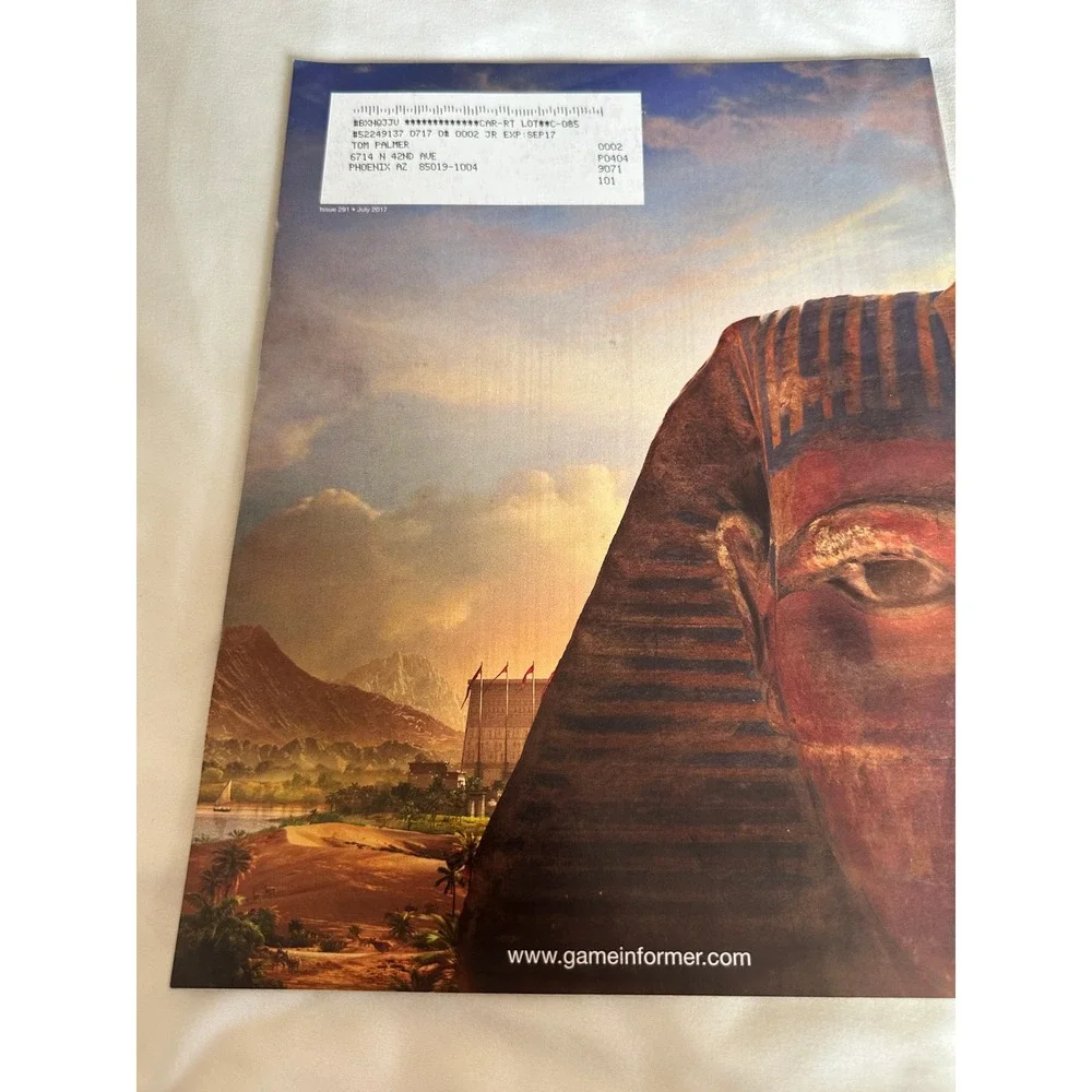 Game Informer Magazine Issue 291 July 2017 Assassin's Creed Origins Cover Story